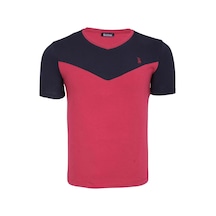 T8591 Dewberry Mens T-shırt-açık Bordo Açık Bordo