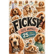 Cocker Spaniel Köpek Sticker Seti - 25 Adet Etiket Çıkartma Diğer