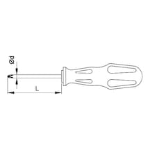 Ceta Form 4200106M Torex Yıldız Uçlu Tornavida Ph4 x 200 MM