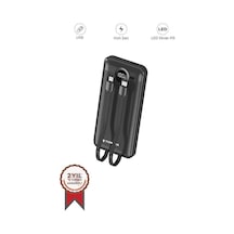 Özel Seri Powerbank Trm-1015 Siyah 10000mah Telefon Bataryası Seyahat Eşyası Şarj Cihazı Çok Renkli