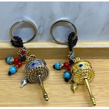 Metal Feng Shui Şans Çarkı Anahtarlık Alk4455 Çok Renkli 86038585