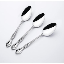 Tatlı Kaşık - 6 Lı Tatlı Kaşığı Açık Gri