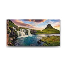 Kirkjufellsfoss Şelalesi Tablosu - 160x80cm 7/8 Yaş
