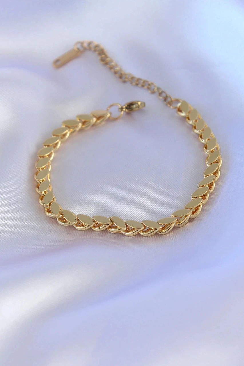 Dodes 316l Çelik Arpa Gold Renk Kadın Bileklik Tg27bb5305 Çok Renkli