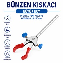 Bünzen Kıskacı - Büyük Boy - İki Çeneli Pens Nivosuz Kavrama Çapı: 110 Mm