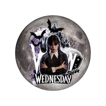 Wednesday Yuvarlak Pasta Yenilebilir Resim Baskı 20 Cm