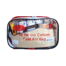 4 Adet Autokit İlk Yardım Çantası Baskılı Çok Renkli