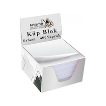 Masaüstü Küp Blok Not Kağıdı 15 Paket 8x8 Cm Beyaz Küp Not Kağıdı Kare Kağıt Beyaz Boş Kağıt 400 Yaprak H