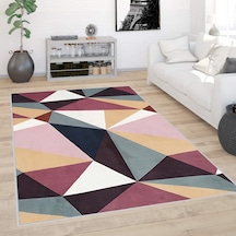 Rovigo Home Dijital Baskı Yıkanabilir Kaymaz Taban Salon Halısı Rvg0388 Pembe
