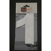 Kapı Numarası Rakam,Sayı 14.5 Cm No:1 Paslanmaz Metal