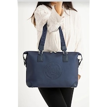 Just Polo Kadın Yeni Sezon Büyük Boy Lüks El Ve Omuz Çantası Shoulder Bag Ebat: 33 X 40 Cm Lacivert