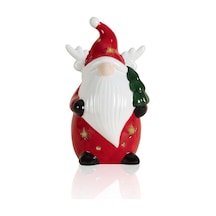 The Mia Dekoratif Yılbaşı Süsü Led Işıklı Cüce 10x8x17 Cm 1 Adet