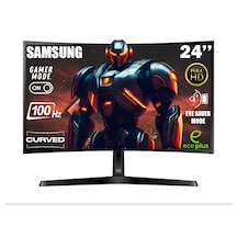 Samsung Essential S3 LS24D366GAUXUF 24" 4 MS 100 Hz Full HD Curved VA LED Monitör