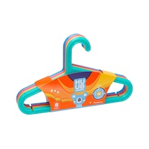 Huub Hanger Plastik Çocuk Askısı, Elbise Askısı, Renkli Askı, Slim Askı Standart, Adet, 16 Çok Renkli