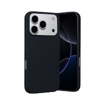 Apple iPhone Uyumlu 17 Pro Max Nano İçi Kadife Silikon - Siyah Bzsxx00 1