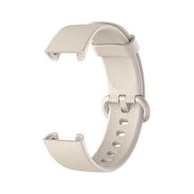 Akıllı Saat Kordonu Xiaomi Redmi Watch Mi Watch Lite Uyumlu, 44mm Silikon Spor Kayış - Krem Çok Renkli