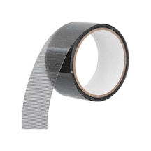 2 Metre Yapışkanlı Sineklik Tülü Tamir Bandı Yırtık Kopmuş Delik Fiber Tül Yapıştırma Siyah 48 Mm Genel