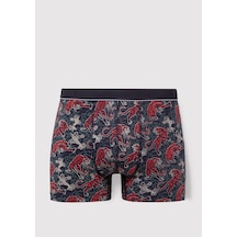 Mavi - Kaplan Baskılı Lacivert Boxer 091121-24413 (331827454)