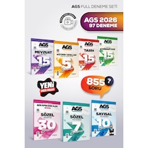 Ags 2026 Sayısal, Sözel Yetenek, Sözel Mantık, Mevzuat, Eğitimin Temelleri, Tarih, Coğrafya Deneme