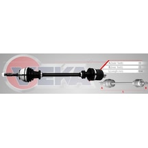 Renault R12 Toros Ön Komple Aks Sağ Sol Adet Veka 7701348085