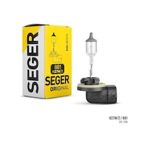 Seger 208246 Ampul H27w/2 881 12v 27w Pgj13 Eğri Soket Standart Yenileme 3.500k Standart Işık