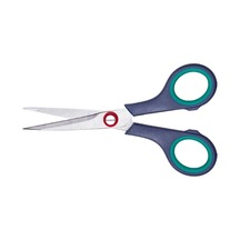 Düz Uçlu Çelik Makas 14 Cm Plastik Saplı