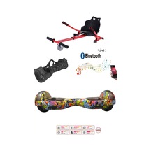 Citymate Elektrikli Kaykay Hoverboard Akıllı Denge 6.5 Inch + Hoverkart + Çanta Extrem Paket D22