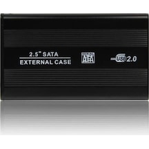 2.5 Hdd Kutusu Usb 2.0 Harici Metal Harddisk Kutu Sata Ssd Disk