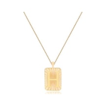Diamond Line-Gülaylar - Sarı Altın 14 Ayar Harf Kolye N11.25185