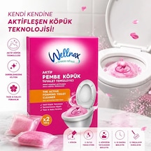 Wellnax Aktif Pembe Köpük Tuvalet Temizleyici 2x100 G