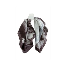 Zero Land Zr - 376 - Saten Fular 50x50 - Nazblsmm - Cm Siyah