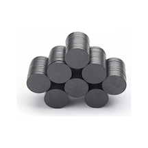 Dünya Magnet 50 Adet 18x3 Mm Yuvarlak Mıknatıs, Çok Amaçlı, Süsleme Mıknatısı, Ferrit Magnet