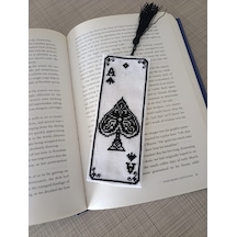 Maça As Kanaviçe Kitap Ayracı