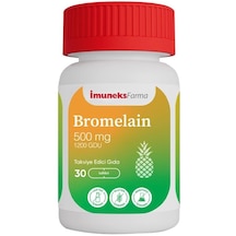 Imuneks Farma Bromelain 500 Mg Takviye Edici Gıda 30 Tablet