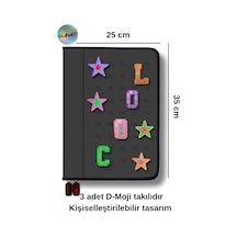 Delik Serisi 25x35 Cm Ödev Dosyası, Abka Taşıyıcı Proje Dosyası Fermuarlı 1 Adet Siyah