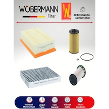 Wöbermann VW Polo 1.6 Tdi Filtre Bakım Seti 2018 - Sonrası DGT 4K