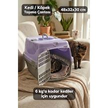 Comfort Kedi Köpek Evcil Hayvan Taşıma Çantası Orta Boy 48x32x30 Cm