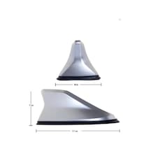 Tiger Marketing Alfa Romeo 164 Uygun Balina Shark Anten Köpek Balığı Anten Silikonlu Gri