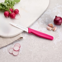 Aryıldız Solo Tırtıklı Sebze Bıçağı Pembe 10 Cm Renkli