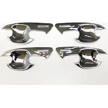 Ford Ranger 2015 Sonrası Nikelaj Kapı Kolu Iç Kaplama 4 Parça