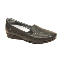 Forelli 51302 Lady Hakiki Deri Comfort Kadın Günlük Ayakka Sıyah