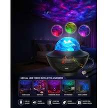 Led Gece Lambası Projektörü Galaxy Efekti 15w