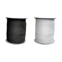 Cabo Bağlama Halatı Üç Telli Çift Bükümlü Kalınlığı 14 Mm Beyaz