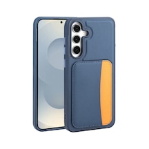 Zore Galaxy A56 Kılıf Kartlıklı Zore X-kart Silikon Kapak - Lacivert