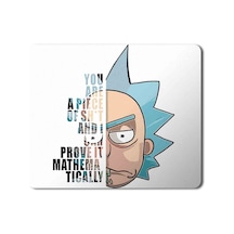 Rick And Morty Yazı Yüz Mouse Pad Mousepad