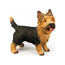 Siyah Yorkshıre Terrıer Köpek Figürü- Hayvan Model Oyuncak Diğer
