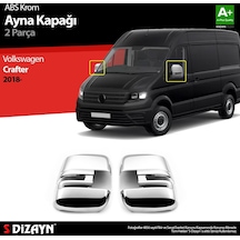 Volkswagen Crafter Abs Krom Ayna Kapağı 2 Prç. 2018 Üzeri