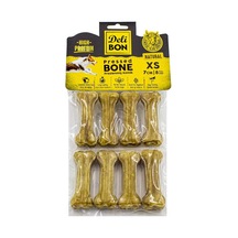 Delibon Gerçek Deriden Pres Kemik, 7 Cmx8pcs., Natural