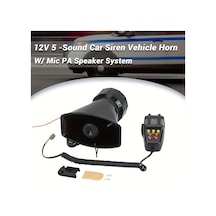 Xuweiwei 12v Hoparlör Ve Mikrofonlu Araç Alarmı - Yüksek Sesli Motosiklet Alarmı, Abs Malzeme