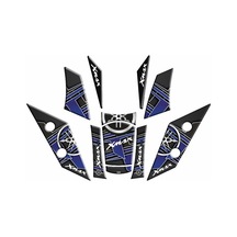 Yamaha Xmax 2018 - 2022 Uyumlu Tank Pad Set 008 Çok Renkli